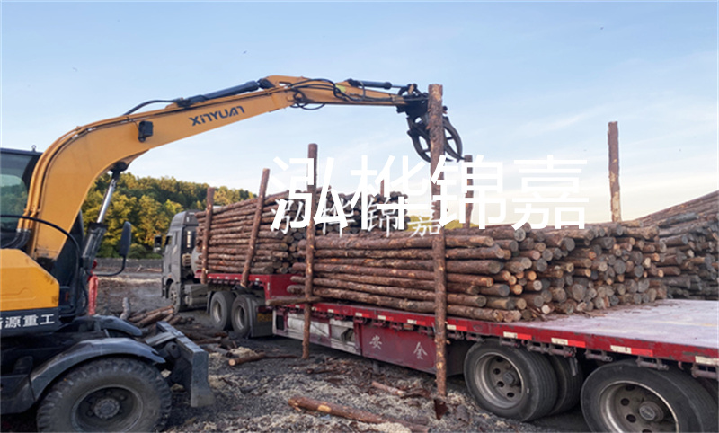 打護(hù)坡松木樁施工視頻-保障道路安全，提升城市形象！